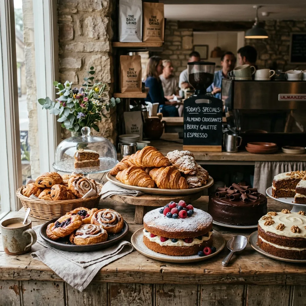 Repostería casera en el mostrador